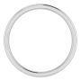 6MM COMFORT FIT DOMED WEDDING BAND 14K WHITE GOLD