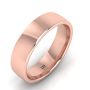 6MM COMFORT FIT DOMED WEDDING BAND 14K ROSE GOLD