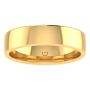 6MM COMFORT FIT DOMED WEDDING BAND 18K YELLOW