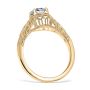 Palisades 18K Yellow Gold Vintage Filigree Engagement Ring