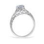 Flora Platinum Vintage Engagement Ring