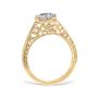 Heart of the Vineyard 18K Yellow Gold Engagement Ring
