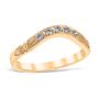 Edwardian Blossom Wedding Ring 18K Yellow Gold