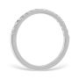 Mezzaluna Pavé 0.15 ctw Wedding Ring Platinum