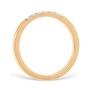 Mezzaluna Pavé 0.07 ctw Wedding Ring 18K Yellow Gold