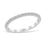 Mezzaluna Pavé 0.32 ctw Wedding Ring Platinum