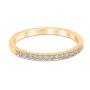 Heritage Pavé 0.15 ctw Wedding Ring 18K Yellow Gold