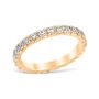 French Pavé 1.00 ctw Wedding Ring 18K Yellow Gold