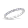 Mezzaluna Pavé 0.33 ctw Wedding Ring Platinum