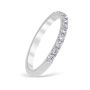 Mezzaluna Pavé 0.33 ctw Wedding Ring Platinum