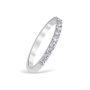 Mezzaluna Pavé 0.45 ctw Wedding Ring Platinum