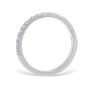Mezzaluna Pavé 0.45 ctw Wedding Ring Platinum
