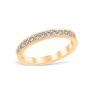 Heritage Pavé 0.87 ctw Wedding Ring 18K Yellow Gold