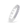 Mezzaluna Pavé 0.55 ctw Wedding Ring Platinum
