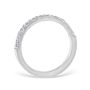 Mezzaluna Pavé 0.55 ctw Wedding Ring Platinum