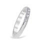 Mezzaluna Pavé 0.35 ctw Wedding Ring Platinum