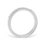 Mezzaluna Pavé 0.35 ctw Wedding Ring Platinum