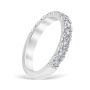 French Pavé 0.77 ctw Wedding Ring Platinum