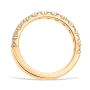 French Pavé 0.77 ctw Wedding Ring 18K Yellow Gold