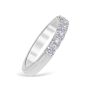 French Pavé 0.49 ctw Wedding Ring Platinum