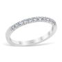 French  Pavé 0.22 ctw Wedding Ring Platinum