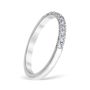 French  Pavé 0.22 ctw Wedding Ring Platinum
