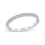 French Pavé 0.30 ctw Wedding Ring Platinum