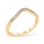 Classic Contour 0.15 ctw. Curve 2 Wedding Ring 18K Yellow Gold