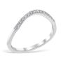 Classic Contour 0.15 ctw. Curve 4 Wedding Ring Platinum