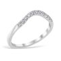 Classic Contour 0.22 ctw. Curve 1 Wedding Ring Platinum