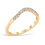 Classic Contour 0.22 ctw. Curve 1 Wedding Ring 18K Yellow Gold