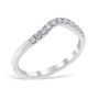 Classic Contour 0.22 ctw. Curve 2 Wedding Ring Platinum