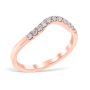 Classic Contour 0.22 ctw. Curve 3 Wedding Ring Platinum