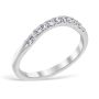 Classic Contour 0.22 ctw. Curve 4 Wedding Ring Platinum