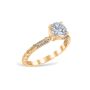 Anna 18K Yellow Gold Engagement Ring