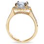 Whitehouse Signature 18k Yellow Gold Halo Engagement Ring
