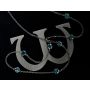 3.50CTW BLUE DIAMOND BY THE YARD (STATION) NECKLACE