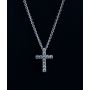 SMALL 0.28CT CROSS PENDANT