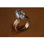 18K Yellow Gold Custom Wedding Band