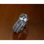 Platinum Die-Struck Wedding Set