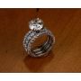 Platinum Die-Struck Wedding Set