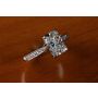 Platinum Die-Struck Solitaire Engagement Ring