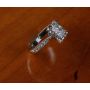 Platinum Die-Struck Solitaire Engagement Ring