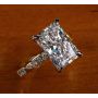 Custom Engagement Ring with Diamond Accents