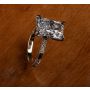 Custom Engagement Ring with Diamond Accents