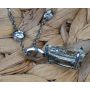 Platinum Handmade Basket Style Pendant