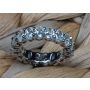 Platinum Handmade Oval Diamond Eternity Band 
