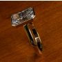 18K Yellow Gold Handmade Bezel Set Ring