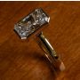 18K Yellow Gold Handmade Bezel Set Ring