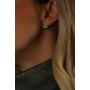 4.00CTW GREEN DIAMOND STUD EARRINGS